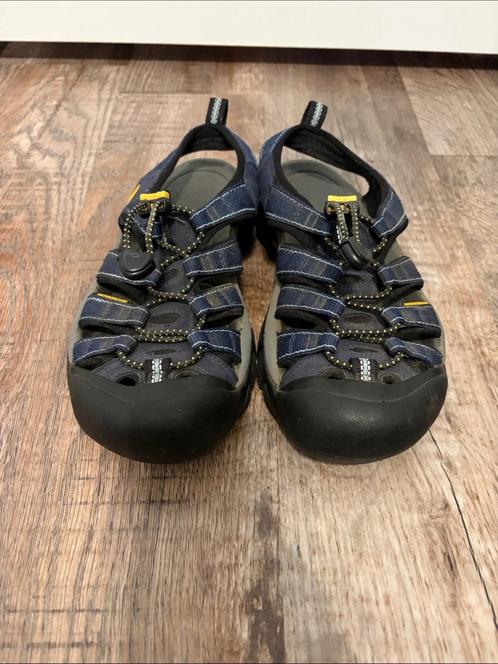 Keen Men's Navy and Yellow Outdoor Sport Sandals